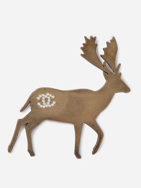 Pre-owned Chanel Deer Brooch